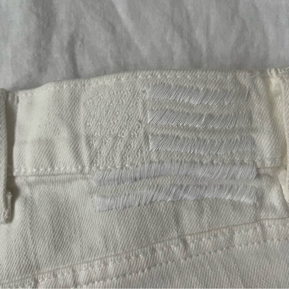 REVICE Sz 26 Contrast two toned tapered legs jeans White Black Gray - Picture 10 of 11